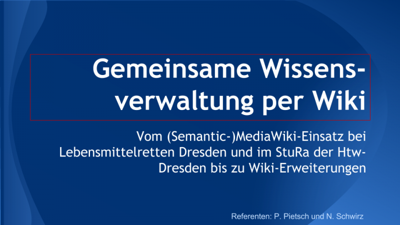 Datei:Wiki Schulung + Session mit Semantic Mediawiki-Cover.png